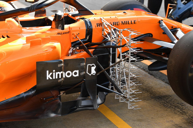 Stoffel Vandoorne, McLaren MCL33 with aero sensors