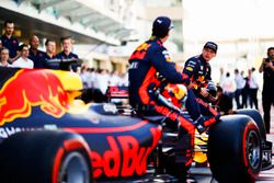 Daniel Ricciardo, Red Bull Racing, Max Verstappen, Red Bull Racing bij de teamfoto