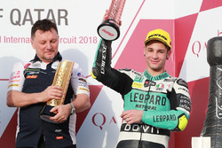 Podio: il terzo classificato Lorenzo Dalla Porta, Leopard Racing