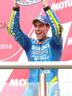 Third place Alex Rins, Team Suzuki MotoGP