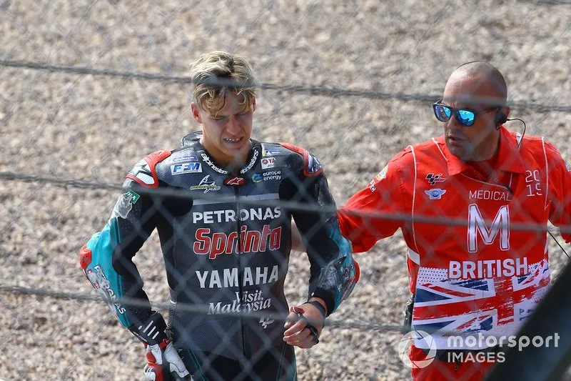 Fabio Quartararo, Petronas Yamaha SRT después del accidente