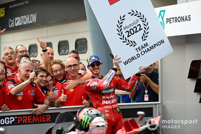 Ganador Francesco Bagnaia, Equipo Ducati