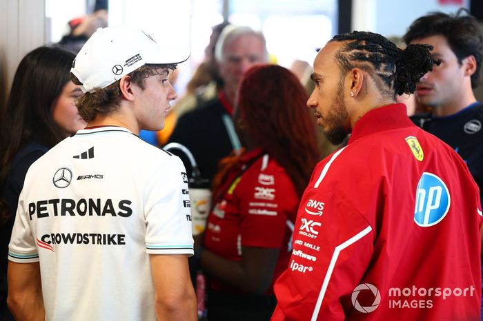 Andrea Kimi Antonelli, Mercedes, Lewis Hamilton, Ferrari