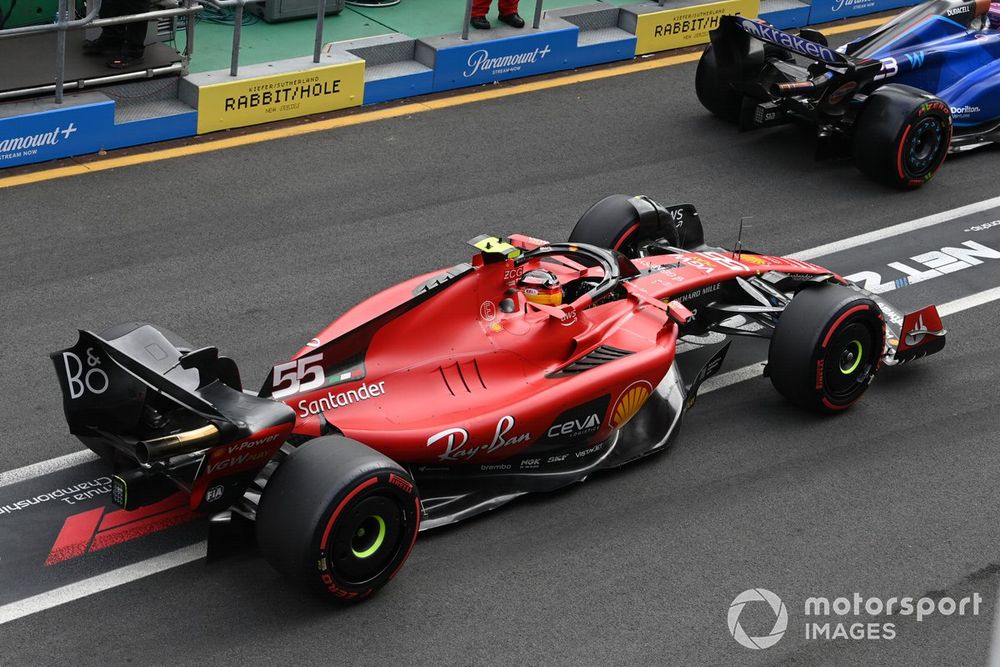 Carlos Sainz con la Ferrari SF-23 