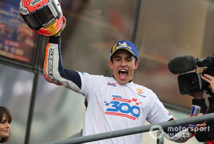 Marc Marquez, ganador de la victoria 300 de Honda