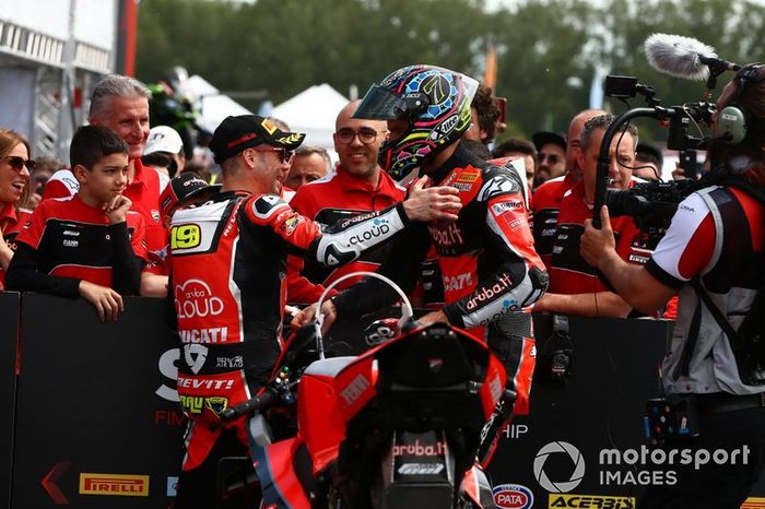 Alvaro Bautista, Aruba.it Racing-Ducati Team, Chaz Davies, Aruba.it Racing-Ducati Team 