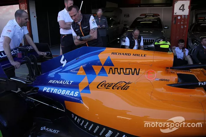 Detalle técnico de McLaren