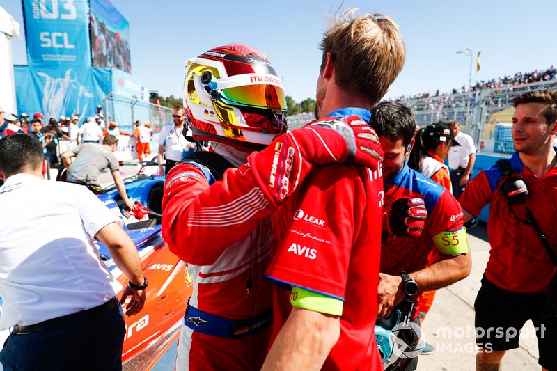 Pascal Wehrlein, Mahindra Racing, festeggia