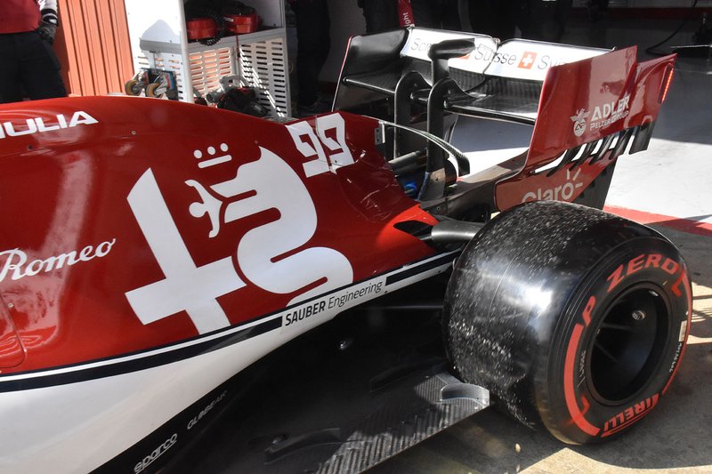 Alfa Romeo Racing C38 rear detail