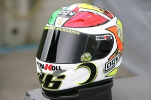 Le casque de Valentino Rossi, Yamaha Factory Team
