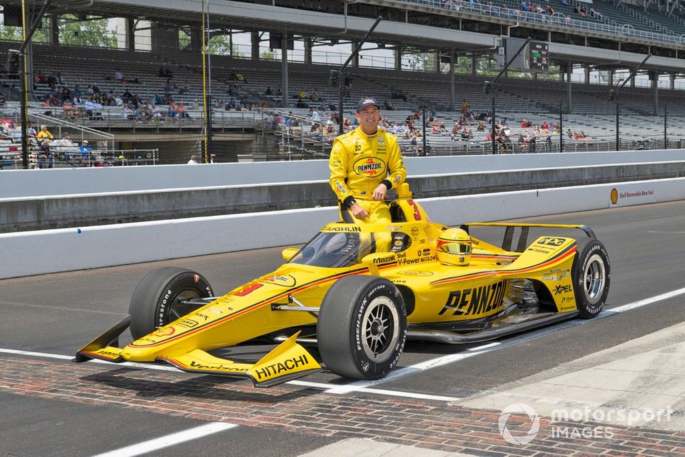 Scott McLaughlin, foto de calificación del Team Penske Chevrolet