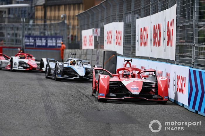 Jake Dennis, Andretti Motorsport, BMW iFE.21, Stoffel Vandoorne, Mercedes-Benz EQ, EQ Silver Arrow 02, Sergio Sette Camara, Dragon Penske Autosport, Penske EV-5