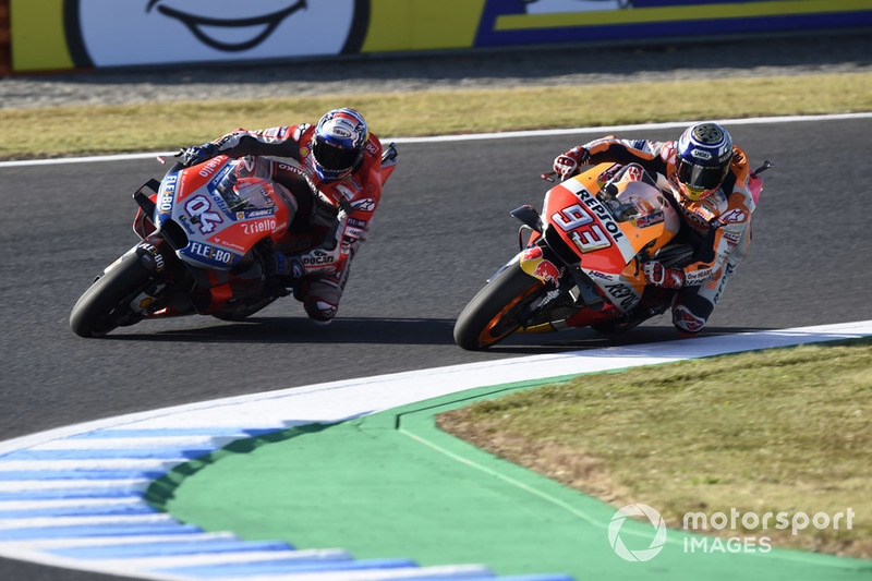 Andrea Dovizioso, Ducati Team, Marc Marquez, Repsol Honda Team