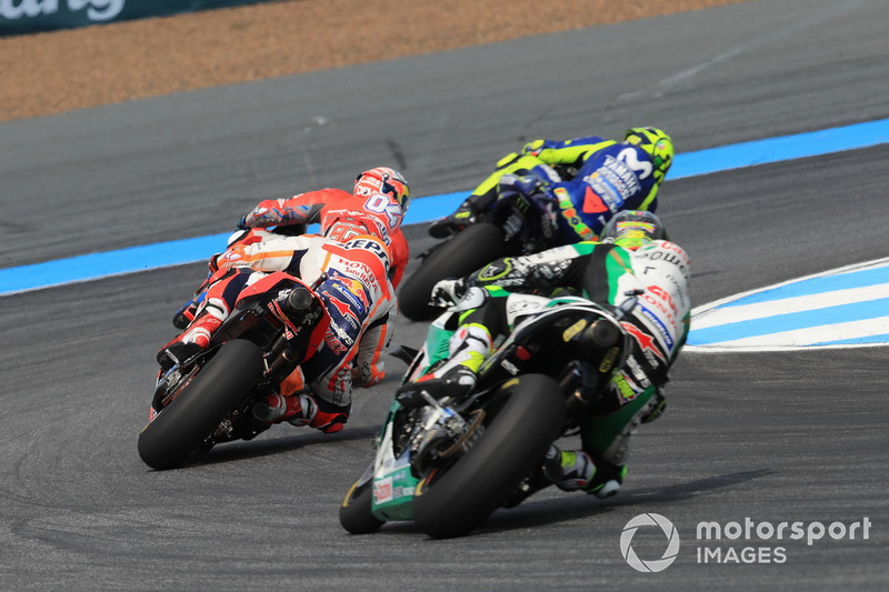 Валентино Россі, Yamaha Factory Racing, Андреа Довіціозо, Ducati Team, Марк Маркес, Repsol Honda Team, Кел Кратчлоу, Team LCR Honda