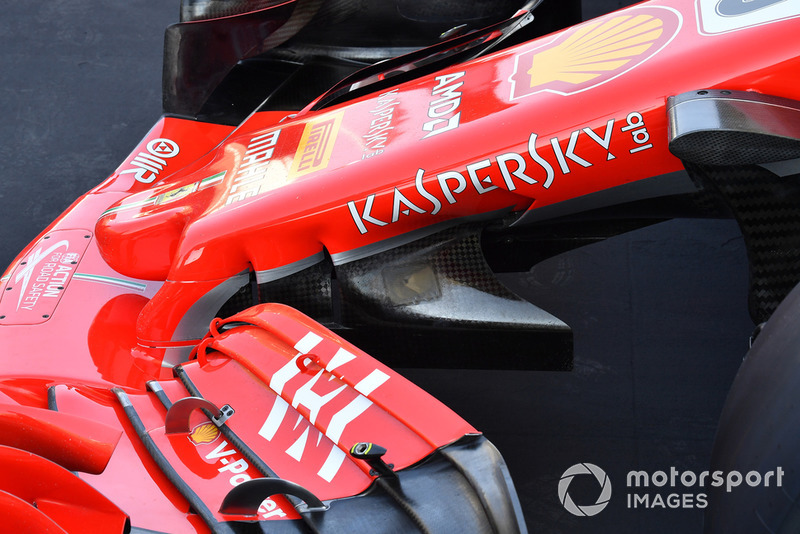 Ferrari SF71H nose detail