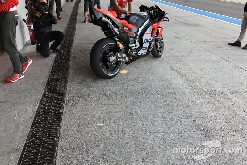 Nueva llanta trasera de Ducati