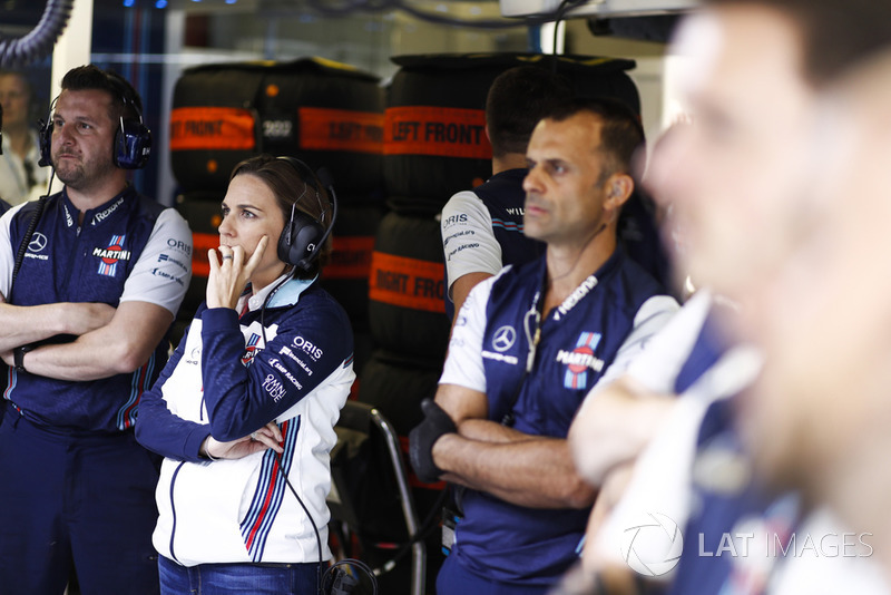 Claire Williams, directora Williams Martini Racing