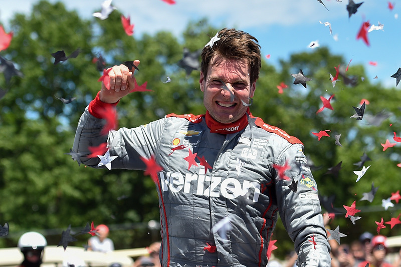 Race winner Will Power, Team Penske Chevrolet