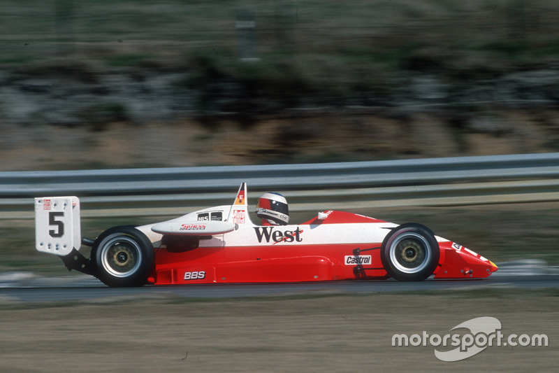 Michael Schumacher in der Deutschen Formel 3 in Zolder 1990