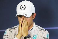 Nico Rosberg, de Mercedes AMG F1 en la Conferencia de prensa FIA