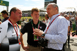 Ron Dennis, président de McLaren avec l'astronaute Tim Peake
