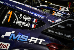 La voiture de Sébastien Ogier, Julien Ingrassia, Ford Fiesta WRC, M-Sport