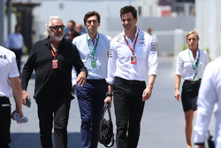 Flavio Briatore, Toto Wolff, Direktör, Mercedes AMG F1