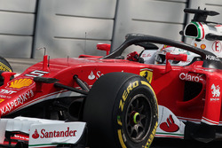 Sebastian Vettel, Ferrari SF16-H avec le Halo