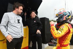 Fernando Alonso, Michael Andretti, Ryan Hunter-Reay, Andretti Autosport Honda