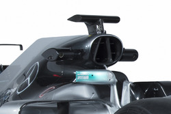 Mercedes AMG F1 W08: Airbox