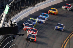 Martin Truex Jr., Furniture Row Racing Toyota leads the pack
