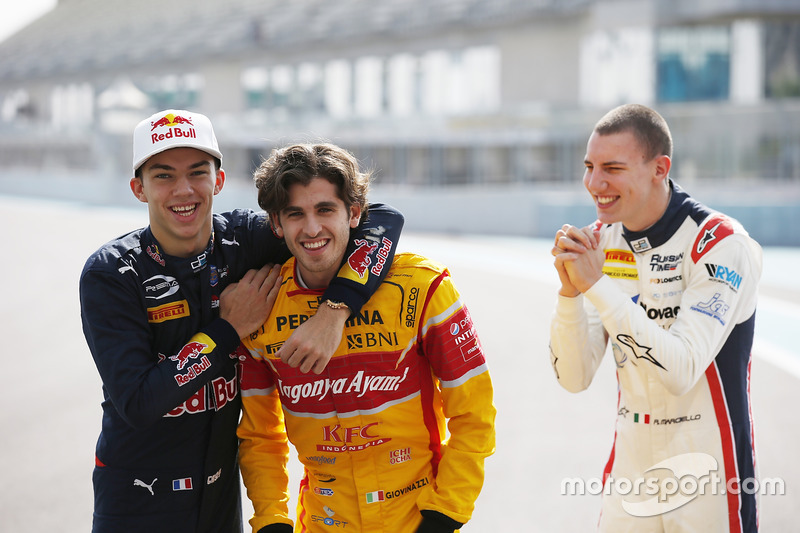 Pierre Gasly, PREMA Racing, Antonio Giovinazzi, PREMA Racing & Raffaele Marciello, RUSSIAN TIME