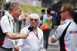 Craig Slater, Sky TV talks with Bernie Ecclestone