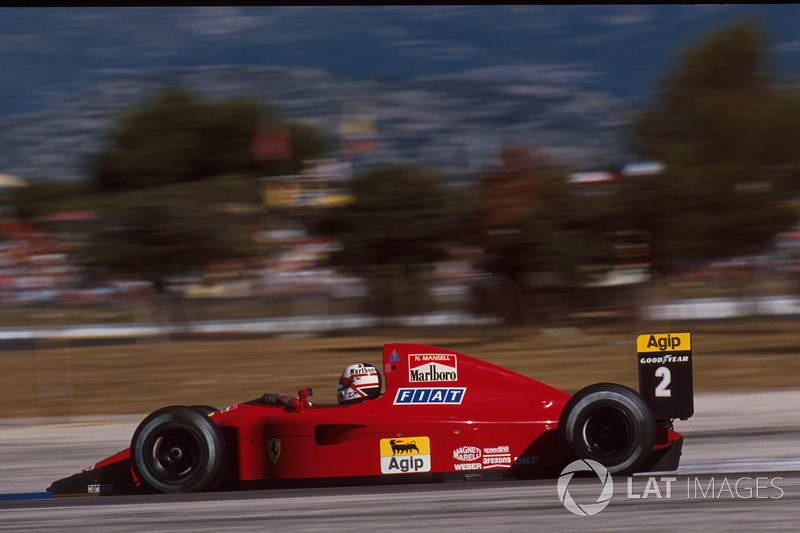 #9: Nigel Mansell, Ferrari 641, Le Castellet 1990: 1:04,402