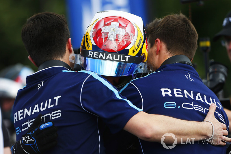 Le vainqueur Sébastien Buemi, Renault e.Dams