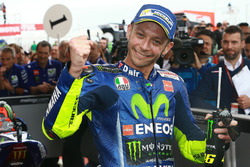 Deuxième place pour Valentino Rossi, Yamaha Factory Racing
