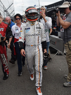 Fernando Alonso, Andretti Autosport Honda torna ai box dopo il ritiro dalla gara