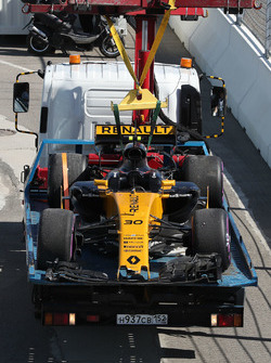Renault Sport F1 Team RS17 Джоліона Палмера після аварії