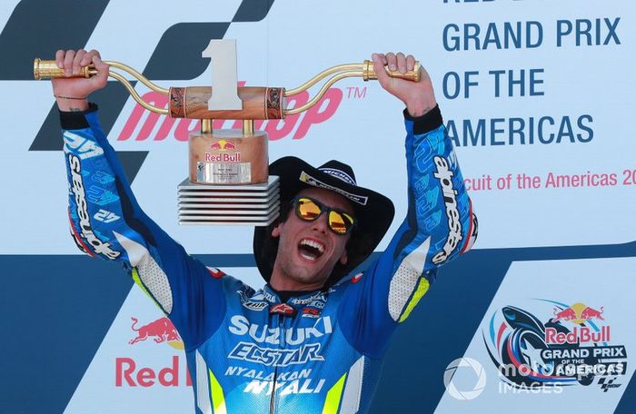 Podio: ganador, Alex Rins, Team Suzuki MotoGP