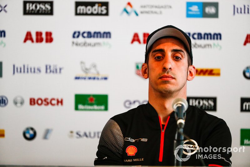 Sébastien Buemi, Nissan e.Dams in the press conference