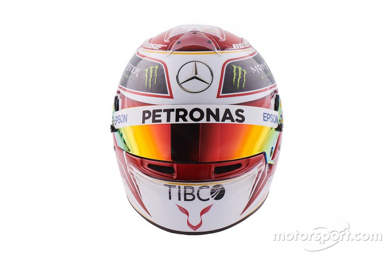 Casco de Lewis Hamilton Mercedes-AMG Petronas