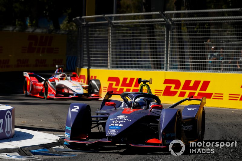 Sam Bird, Envision Virgin Racing, Audi e-tron FE05 Pascal Wehrlein, Mahindra Racing, M5 Electro