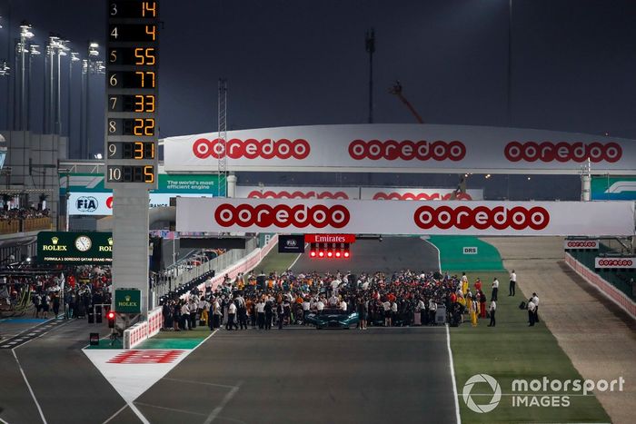 La ajetreada parrilla previa a la carrera