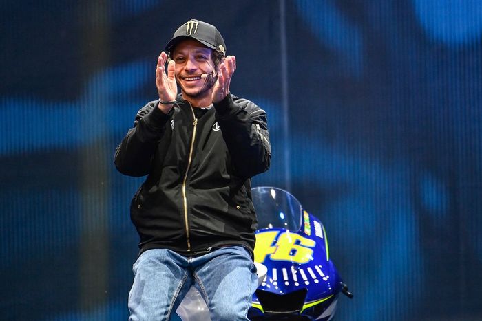Valentino Rossi en el EICMA Milan