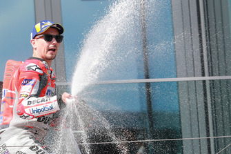 Il vincitore della gara Jorge Lorenzo, Ducati Team