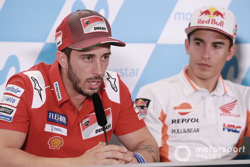 Andrea Dovizioso, Ducati Team, Marc Márquez, Repsol Honda Team