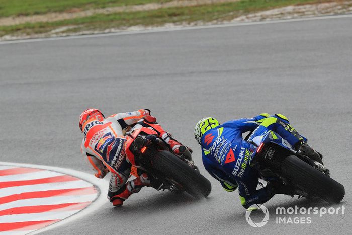 Marc Marquez, Repsol Honda Team, Andrea Iannone, Team Suzuki MotoGP