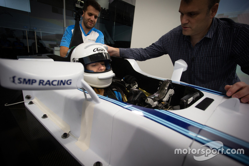 Álvaro Carretón, Williams eSports en el simulador de Williams F1