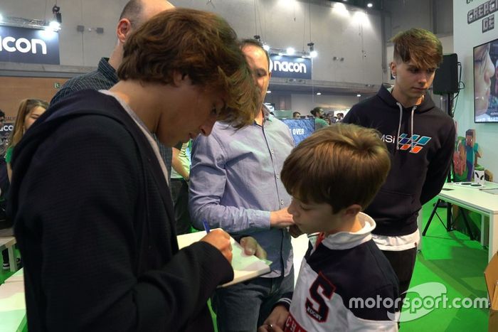 Roberto Merhi, en la Madrid Games Week