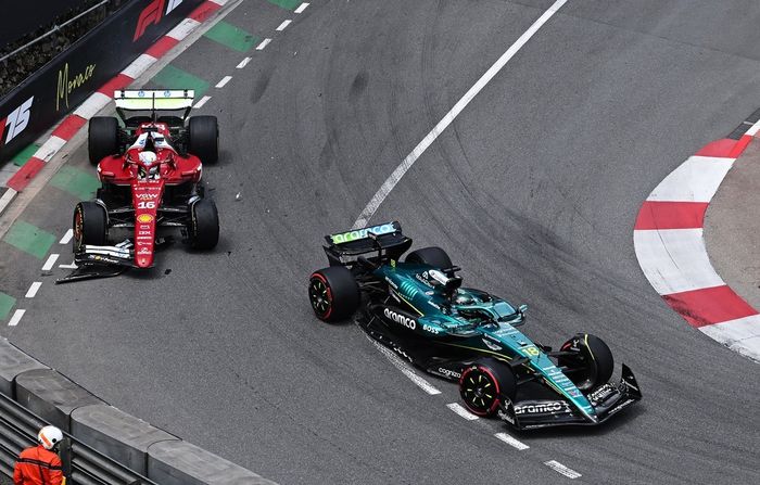 Charles Leclerc, Ferrari, Lance Stroll, Aston Martin Racing